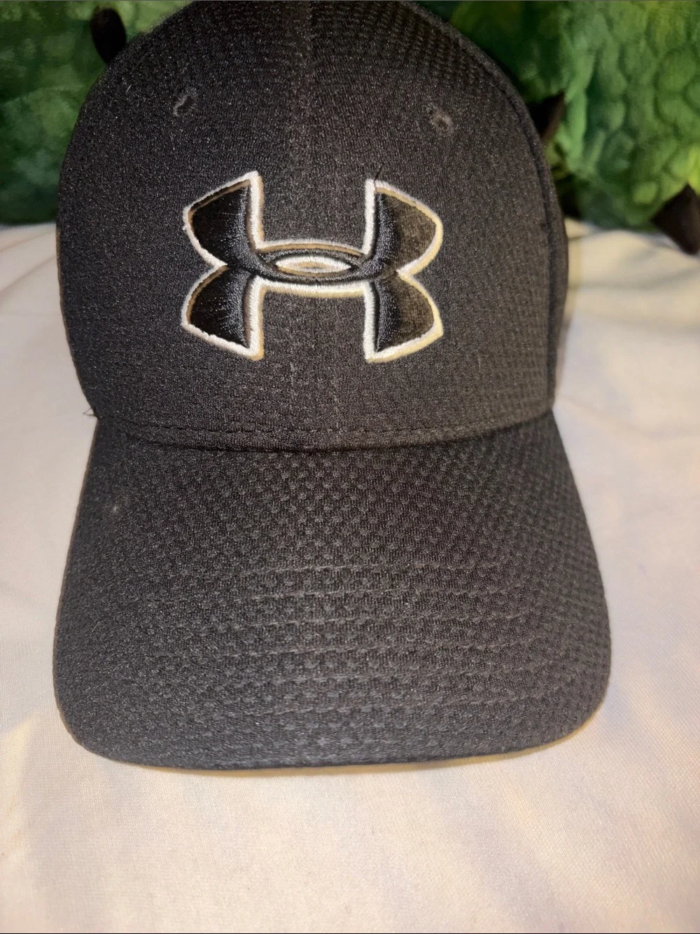 Under Armour Black Curved-Brim Performance Logo Hat